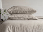 Linen Pillowcase Stone Washed Sham Pillow Case Cover Cushion Super Soft Standard Queen King Euro