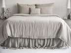 Linen Duvet Cover Stone Washed Super Soft Shabby Chic Natural Organic 100% Stonewashed
